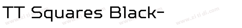 TT Squares Black字体转换